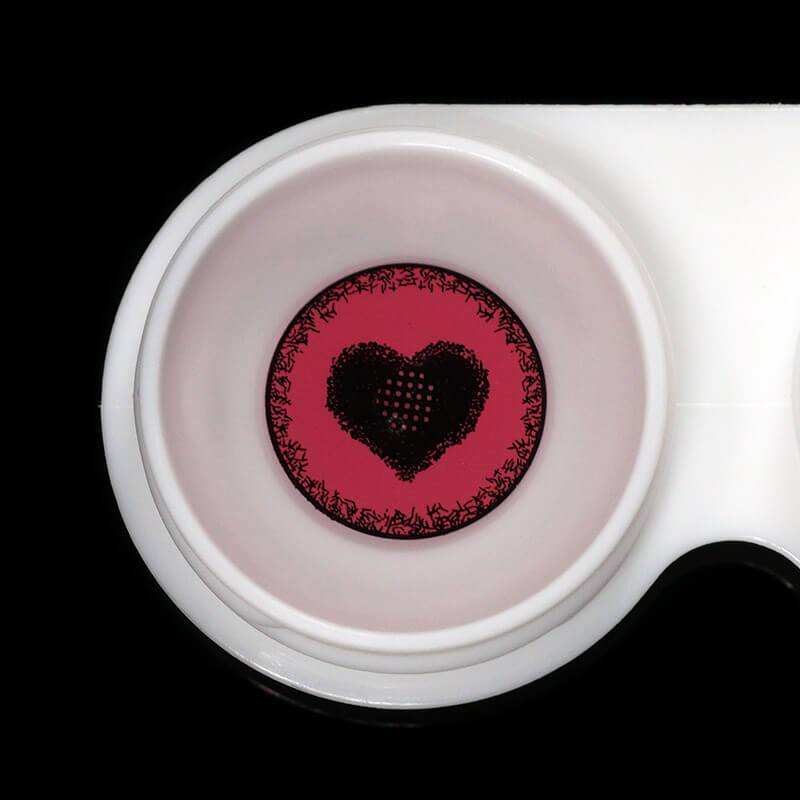 Anime Yandere Pink Cosplay Contact Lenses - Uniieye