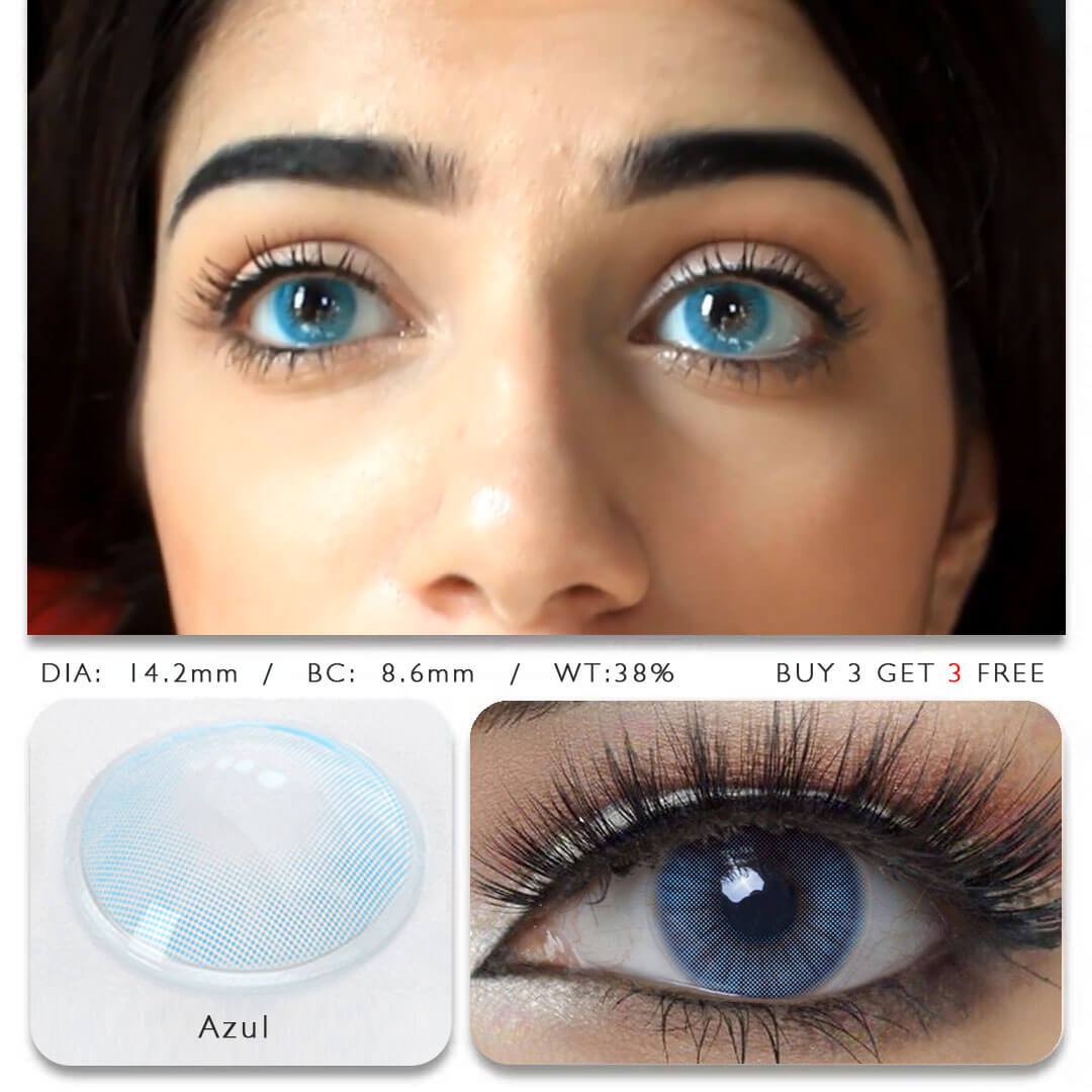 Azul Yearly Contact Lenses - Uniieye