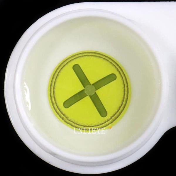 Button Eye Green Cosplay Contact Lenses - Uniieye