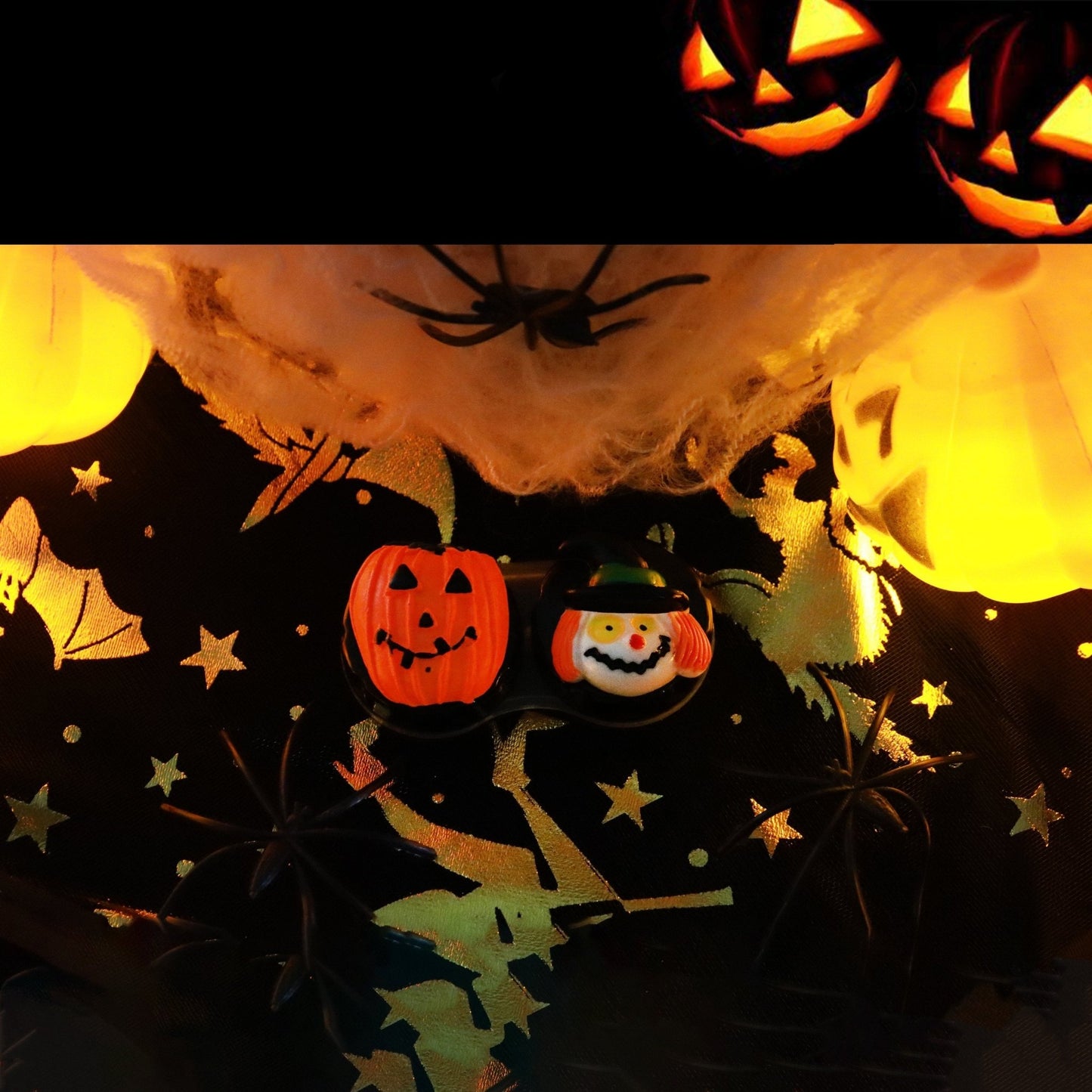 Crazy Halloween Pumpkin Light Lens Case - Uniieye