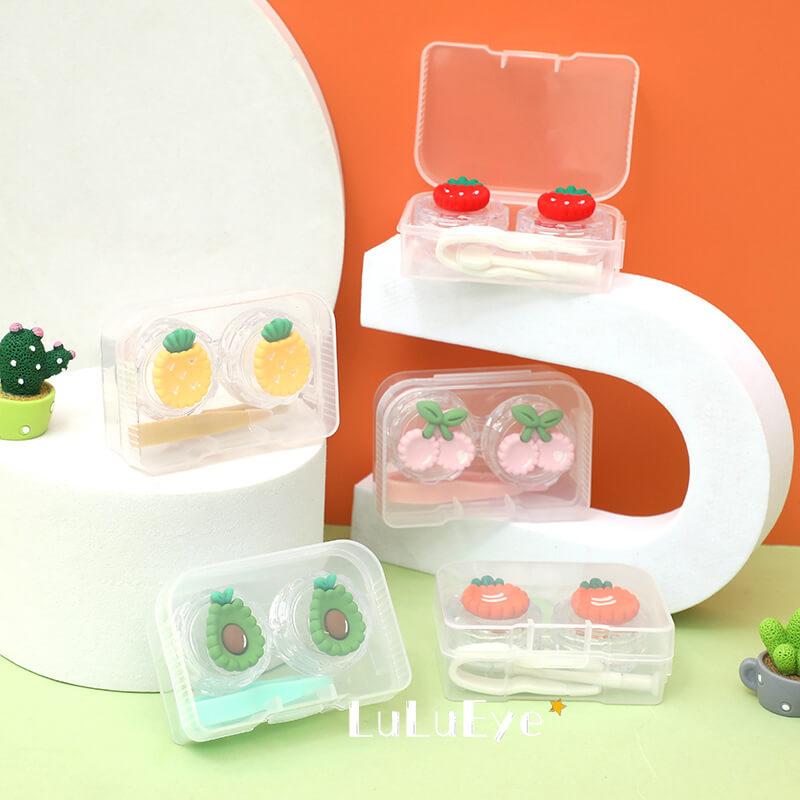 Cute Simple Transparent Contact Lenses Case - Uniieye