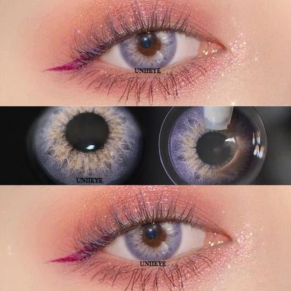 DNA Pink Violet Prescription Contact Lenses - Uniieye