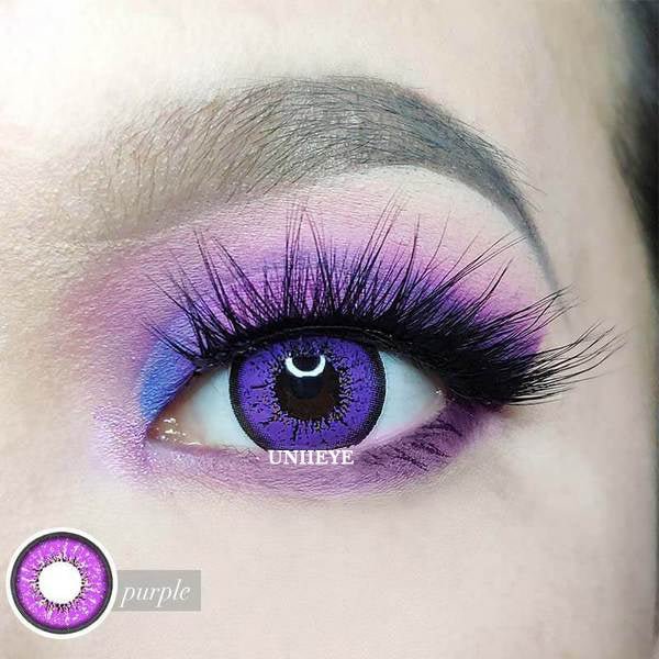 Elf Purple Cosplay Contact Lenses - Uniieye