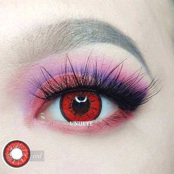 Elf Red Cosplay Contact Lenses - Uniieye