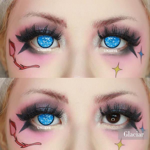 Glaciar Blue Cosplay Contact Lenses - Uniieye