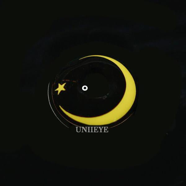 Moon Star Yellow Cosplay Contact Lenses - Uniieye