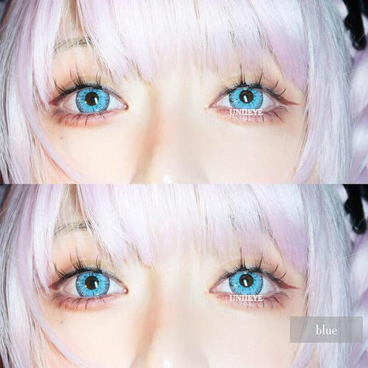 Mystery Blue Cosplay Contact Lenses - Uniieye