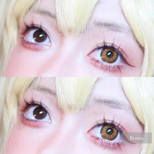 Mystery Brown Cosplay Contact Lenses - Uniieye