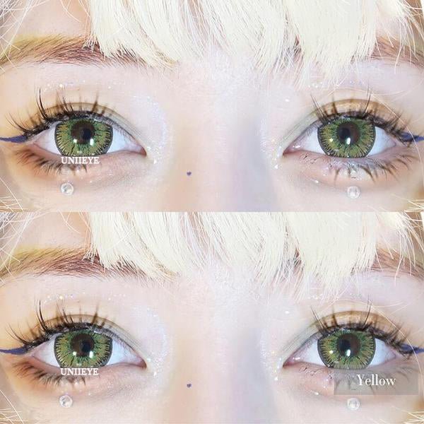 Mystery Yellow Cosplay Contact Lenses - Uniieye