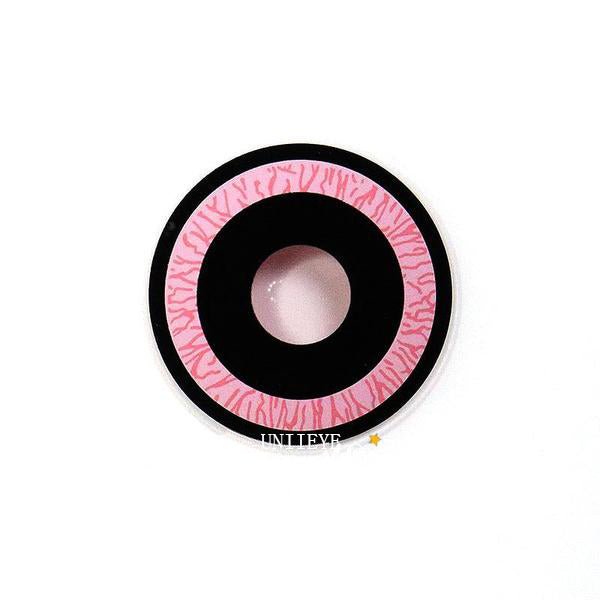 Nebulos Pink Cosplay Contact Lenses - Uniieye