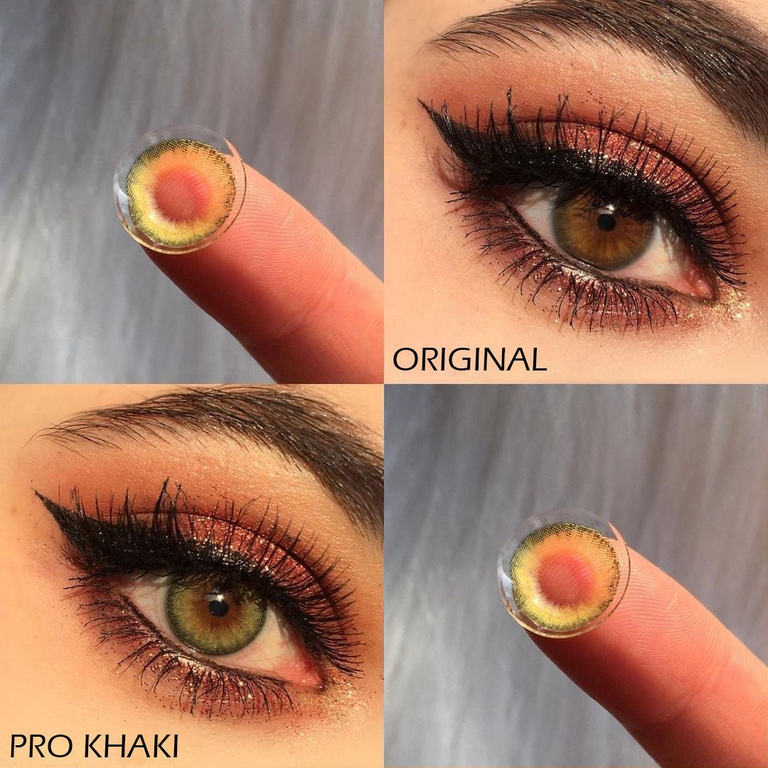 Pro Khaki Contact Lenses - Uniieye