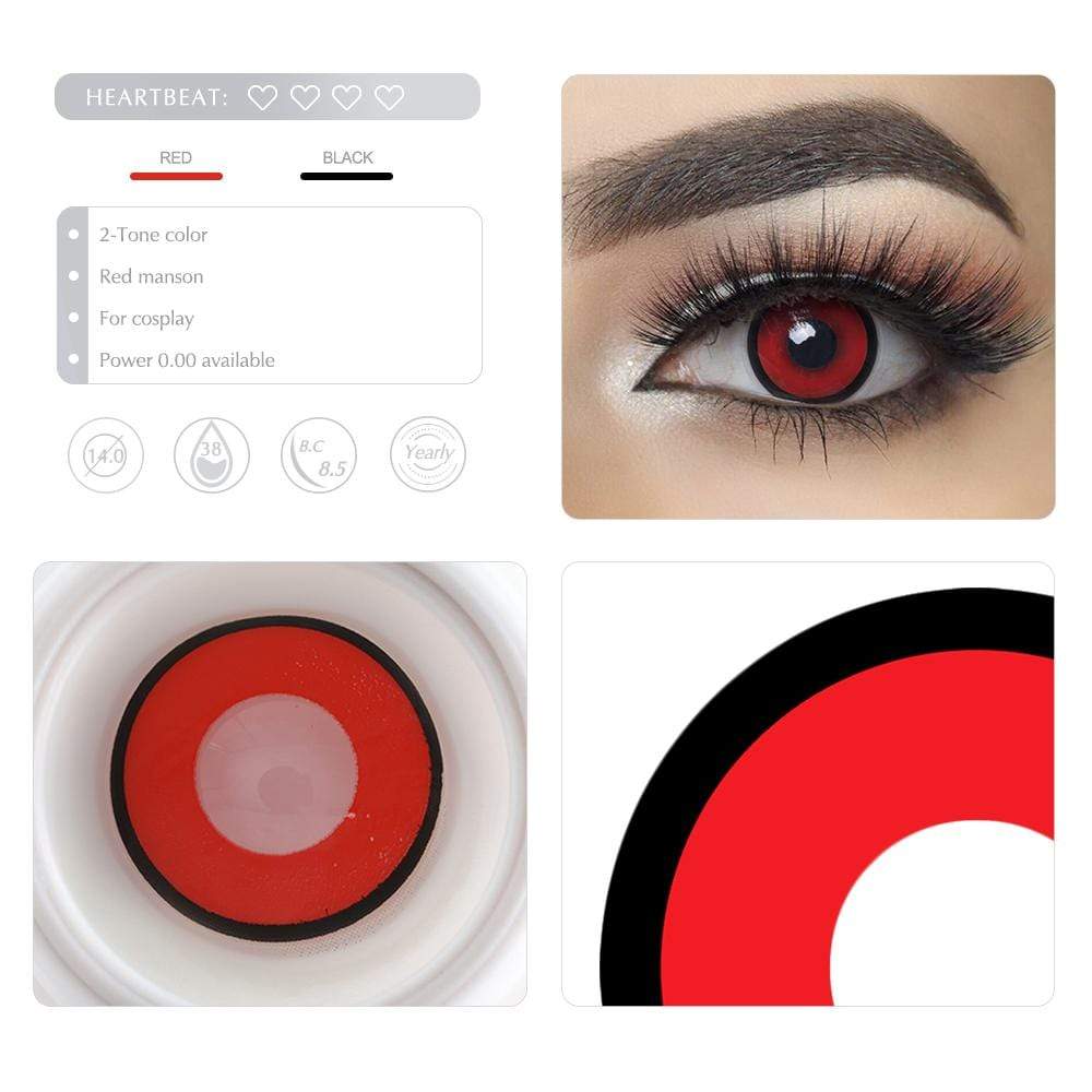 Red Manson Halloween Eyes - Uniieye