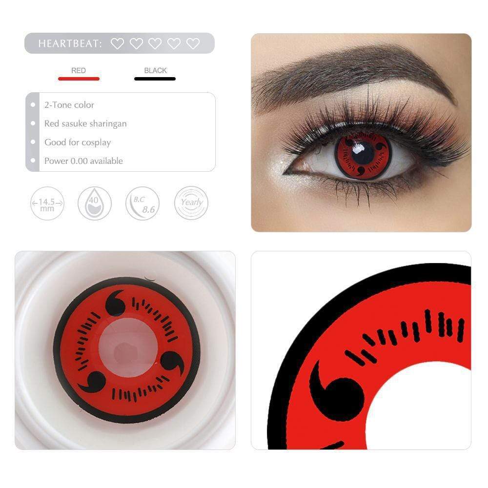 Red Sasuke Sharingan Cosplay Eyes